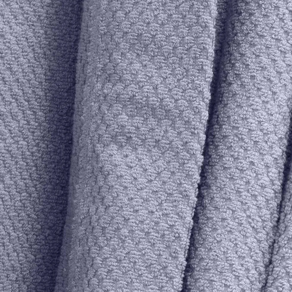 Bademantel Dune mit Kapuze | blau