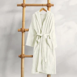 Bademantel Pure mit Kapuze | elfenbein