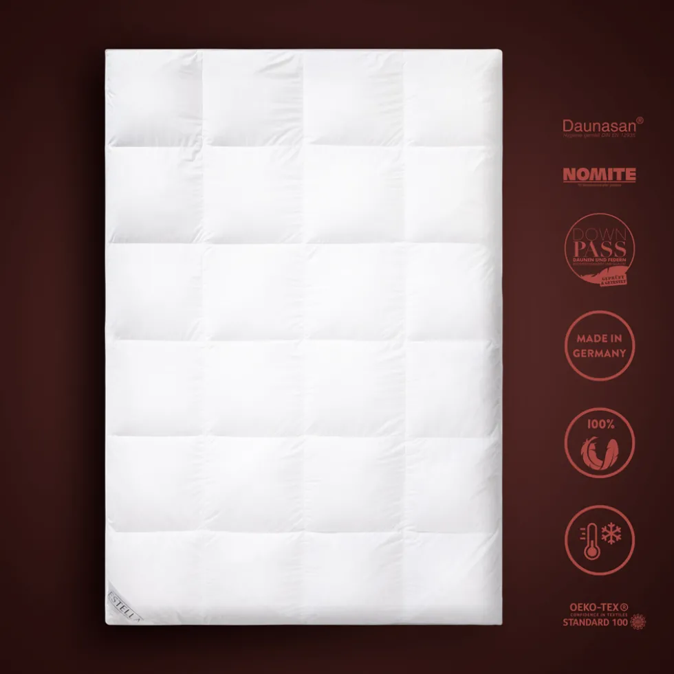 Bettdecke Winter Elegance | weiss