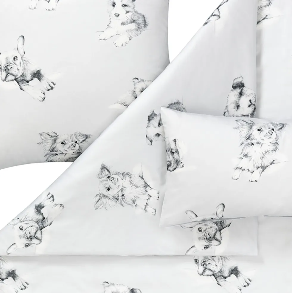 Bettwäsche Dogs | silber