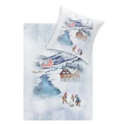 Bettwäsche Mountain lake | schnee