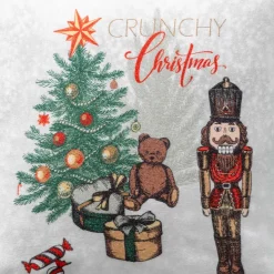Dekokissenbezug Crunchy Christmas | rot