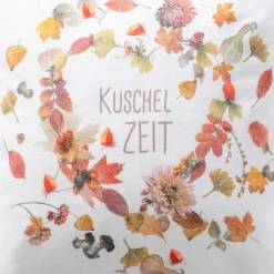 Dekokissenbezug Kuschelzeit | kastanie
