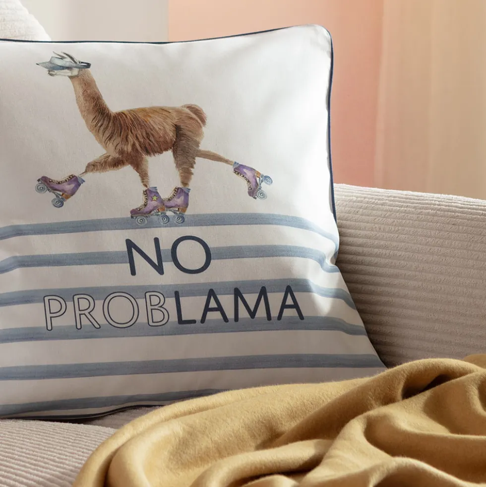 Dekokissenbezug No Problama | blau