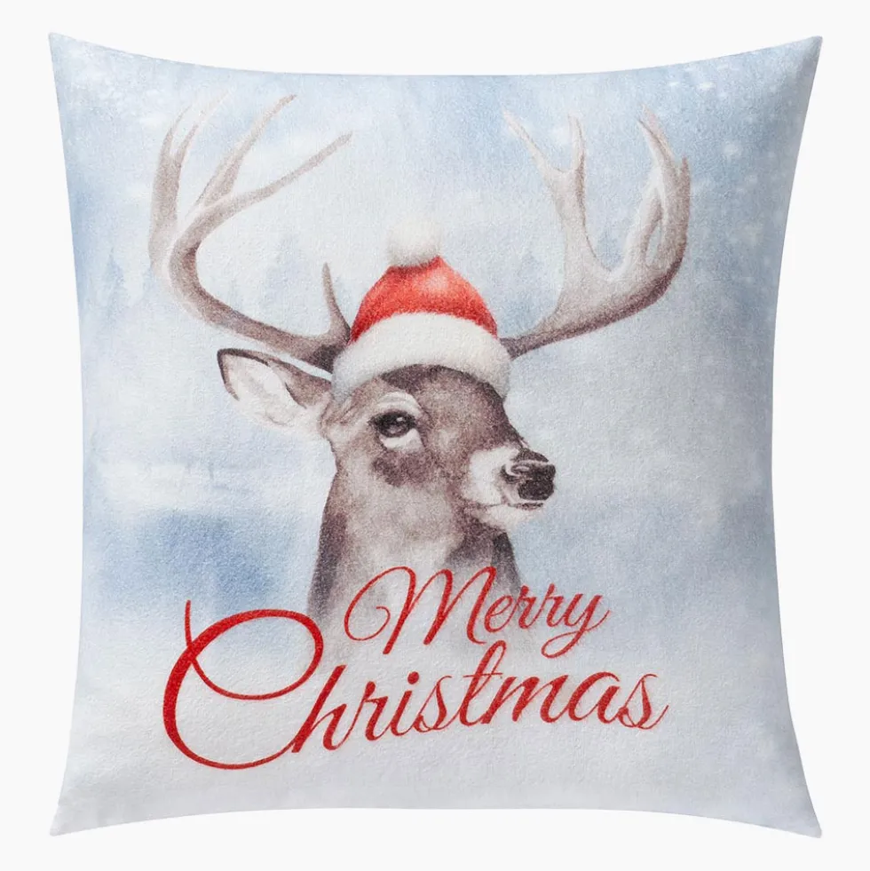 Dekokissenbezug Santa Wilbur | schnee