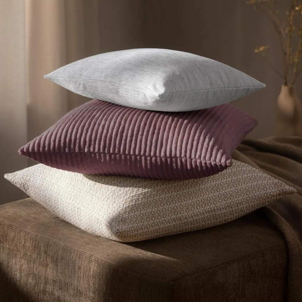 Dekokissen Soft Cord | altrosa