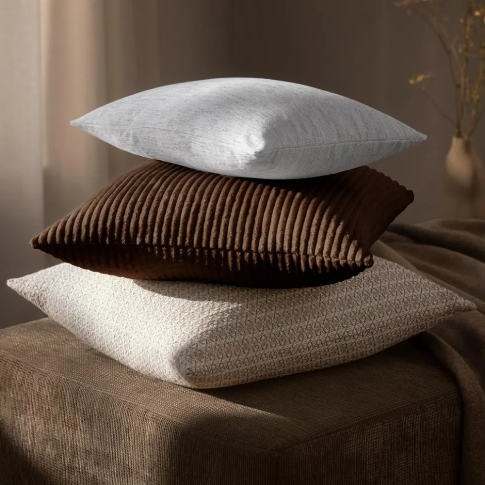 Dekokissen Soft Cord | schoko