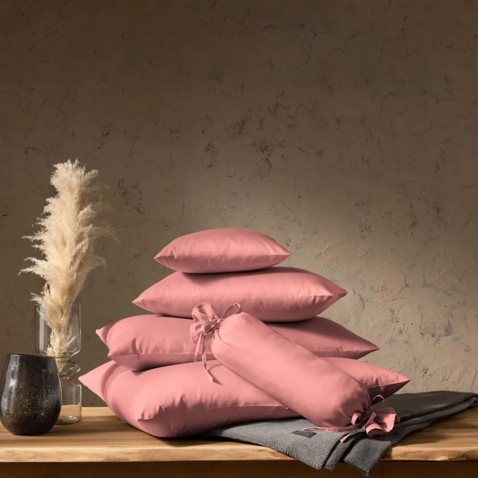 Kissenbezug Satin | altrosa