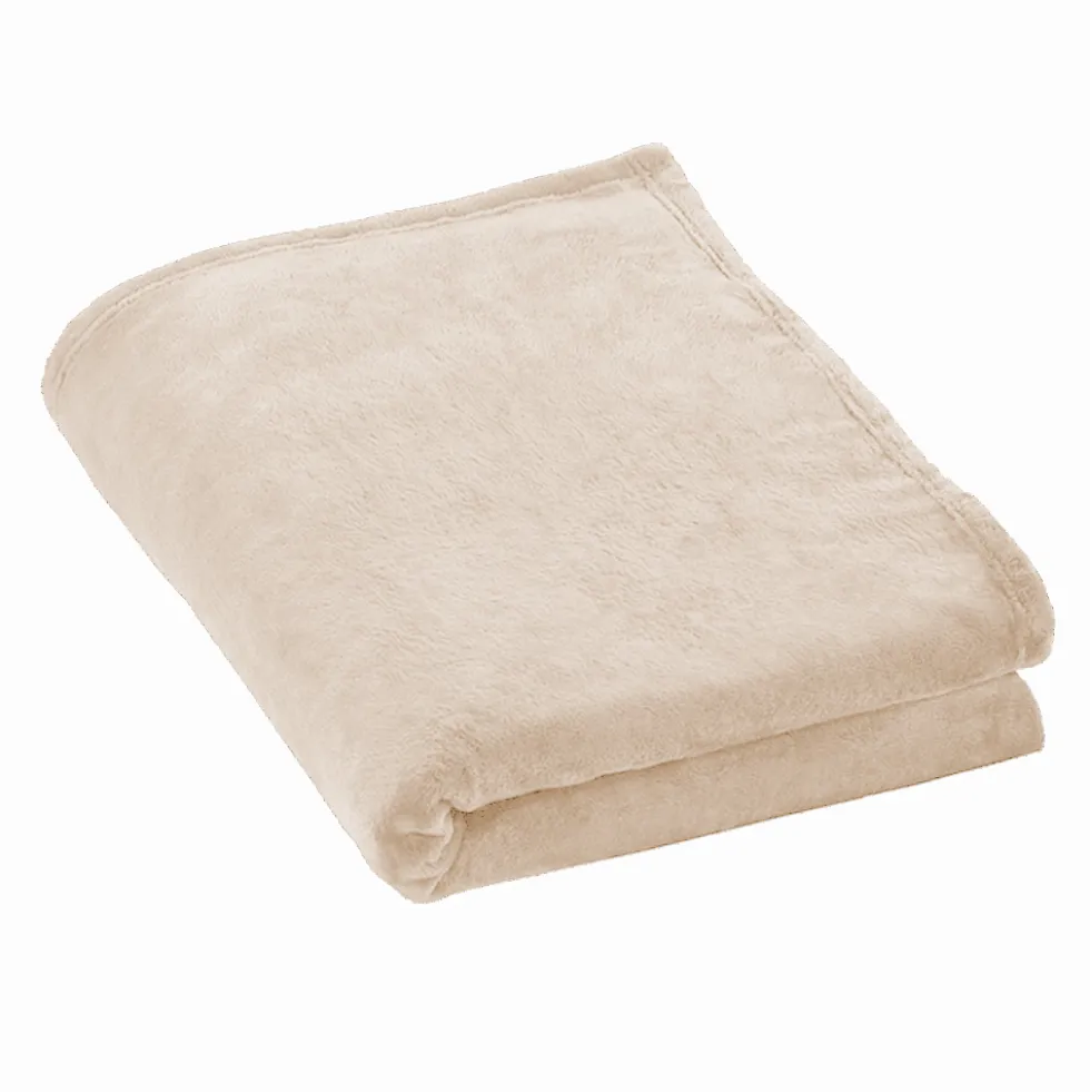 Kuscheldecke Polarflausch | elfenbein