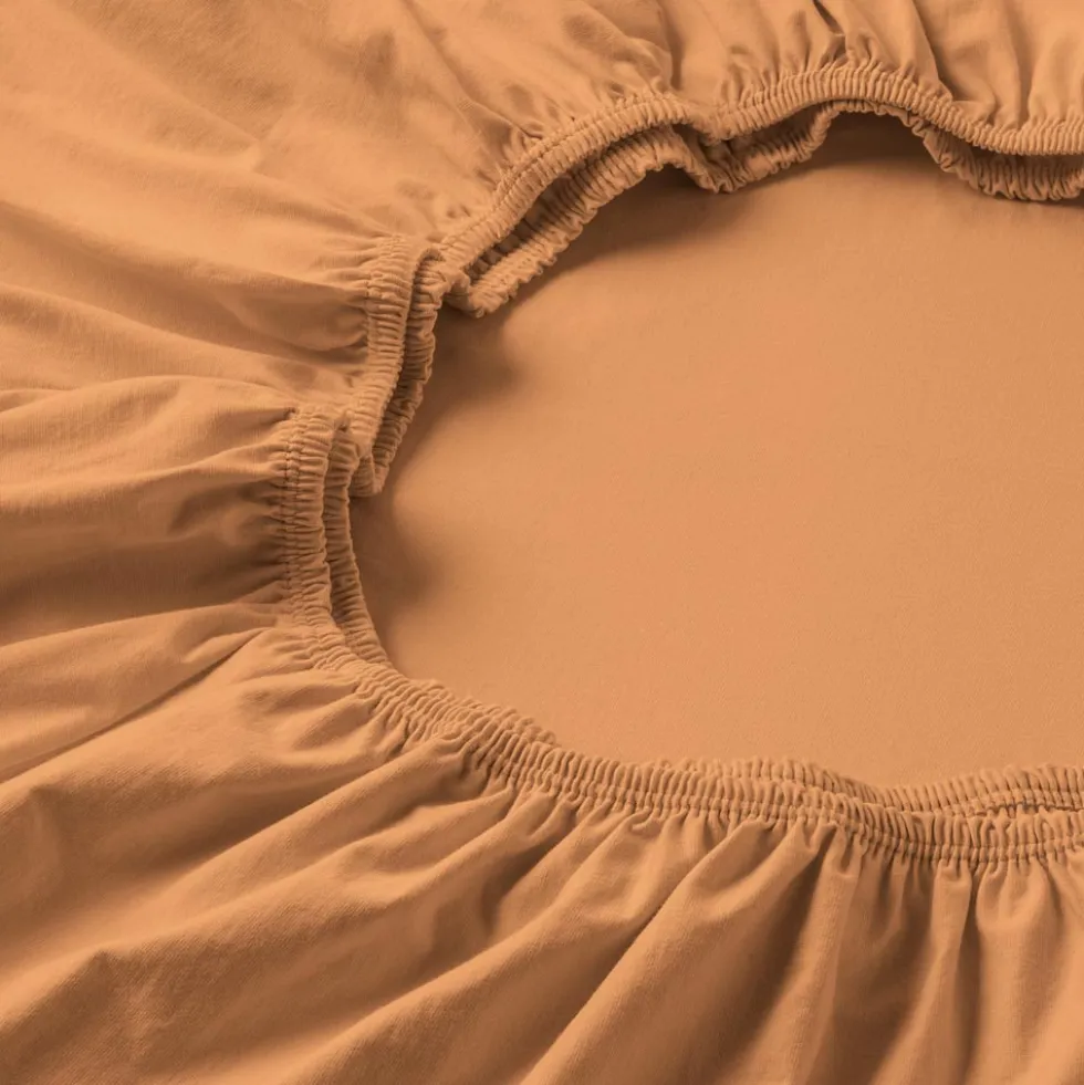 Spannbetttuch Feinjersey | apricot