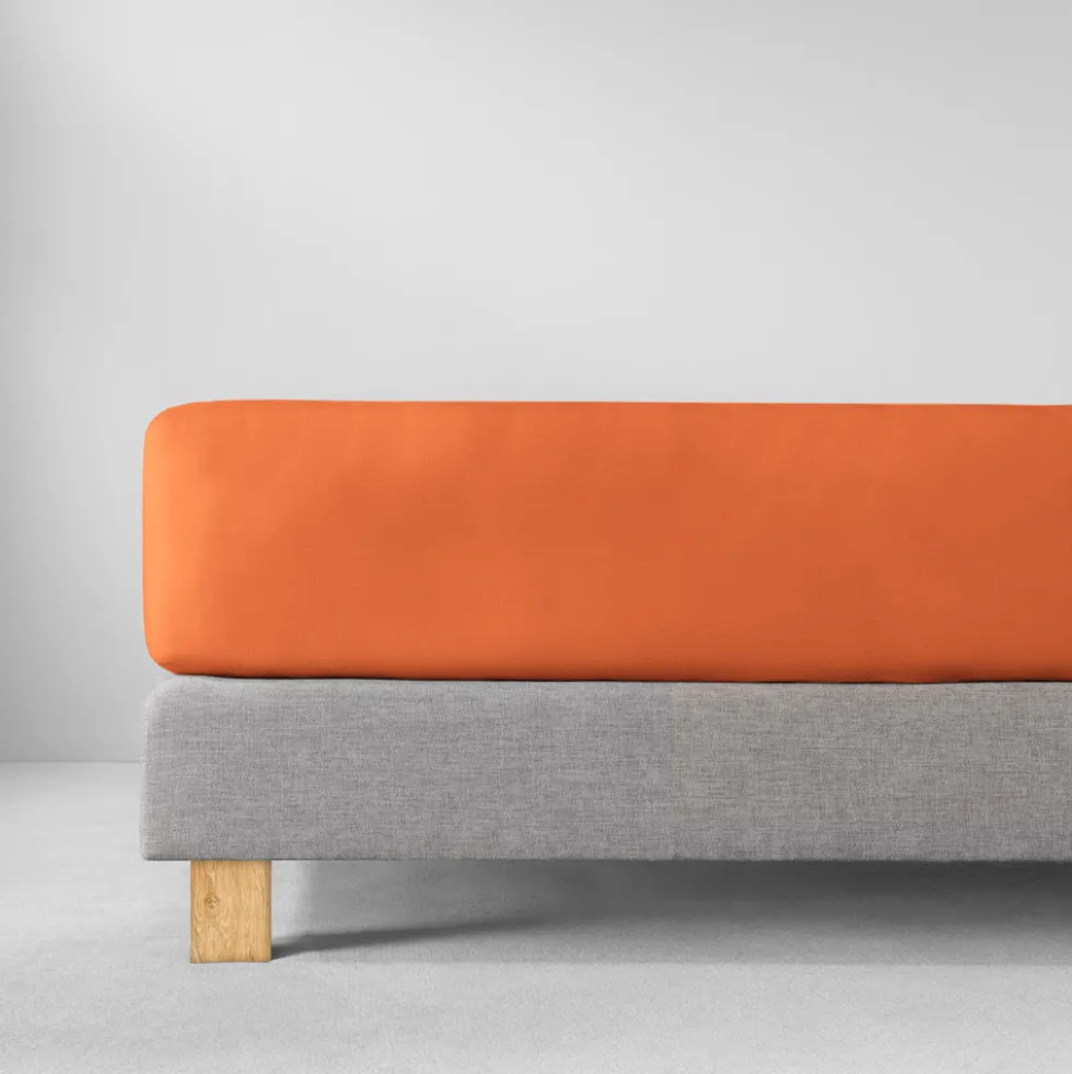 Spannbetttuch Feinjersey | terracotta