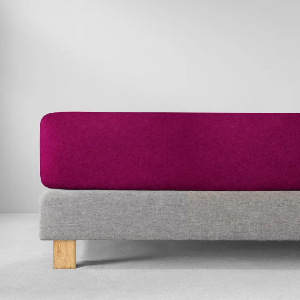 Spannbetttuch Jersey-Stretch | fuchsia