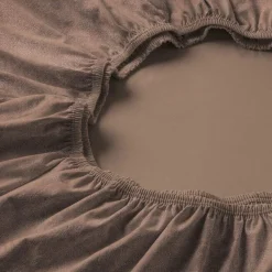 Spannbetttuch Samt-Velours | bahama
