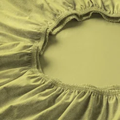 Spannbetttuch Samt-Velours | lind