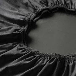 Spannbetttuch Samt-Velours | schiefer