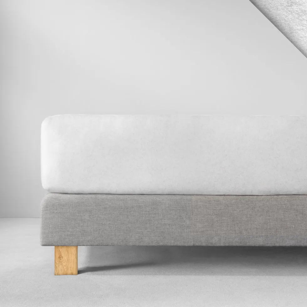 Spannbetttuch Samt-Velours | weiss