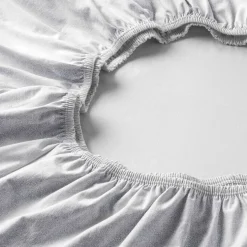 Spannbetttuch Samt-Velours | weiss