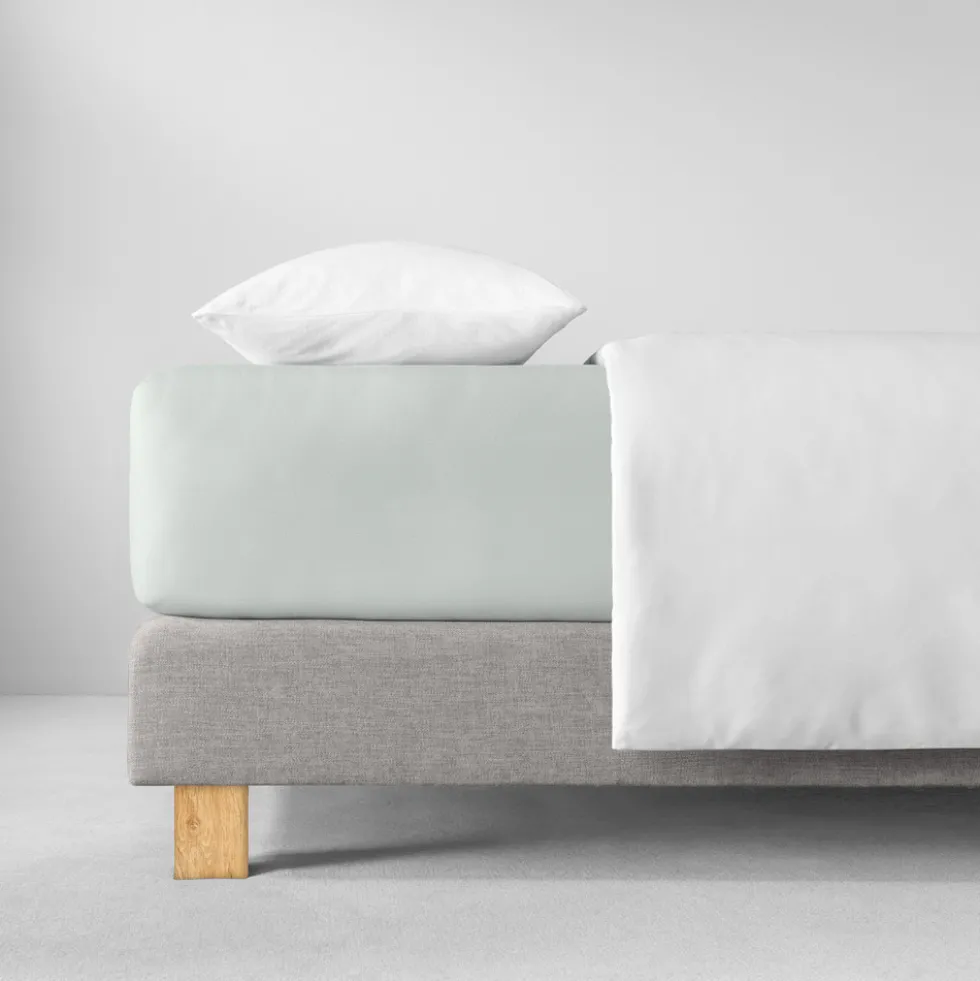 Spannbetttuch Zwirnjersey | jade