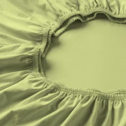 Spannbetttuch Zwirnjersey | maigrün