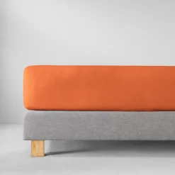 Spannbetttuch Zwirnjersey | terracotta
