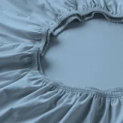 Topper-Spannbetttuch | hellblau