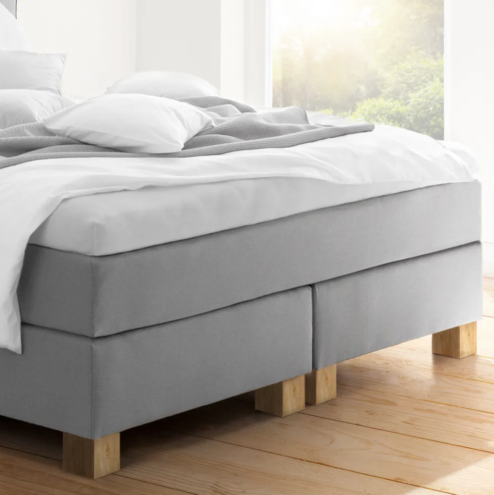 Topper-Spannbetttuch | platin