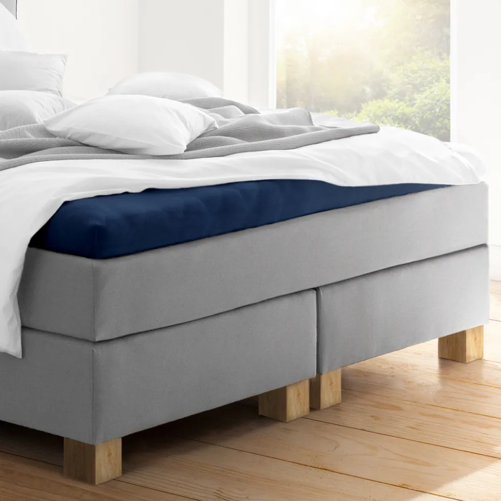 Topper-Spannbetttuch | saphir